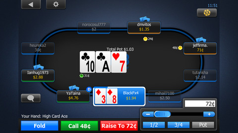 888 iPhone Poker Table
